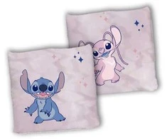 Disney Lilo ir Stitch rožinė dekoratyvinė pagalvėlė 40x40 cm