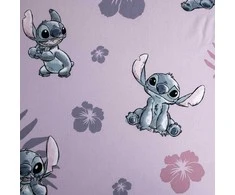 Prześcieradło bawełniane su gumką 90x200 Lilo and Stitch rožinė vaikams JF24