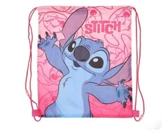 Disney Lilo ir Stitch Rožinė Planet sportinis krepšys, sportinis krepšys 40 cm