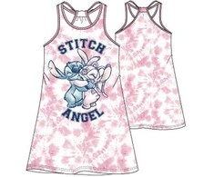 Disney Lilo ir Stitch rožinio angelo vaikiška vasarinė suknelė (4 metų)