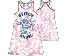 Disney Lilo ir Stitch rožinio angelo vaikiška vasarinė suknelė 8 metai