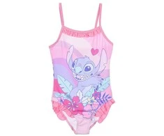 Disney Lilo ir Stitch rožinis vaikiškas maudymosi kostiumėlis „Island Vibes“, 6 metai / 116 cm