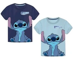 Disney Lilo ir Stitch saldūs vaikiški trumpi marškinėliai, palaidinė 3-8 metų vaikams