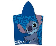 Disney Lilo ir Stitch Šaunus paplūdimio rankšluostis pončas 55x110 cm (greitai džiūstantis)