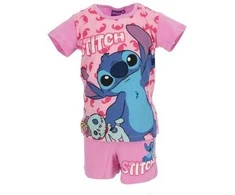 Disney Lilo ir Stitch Scrump vaikiška trumpa pižama 3-8 metų vaikams