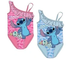 Disney Lilo ir Stitch Scrump vaikiškas maudymosi kostiumėlis, plaukimui, 3-8 metai