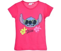 Disney Lilo ir Stitch Shady vaikiški trumpi marškinėliai, 3-8 metų