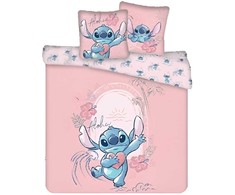 Disney Lilo ir Stitch širdelė dvigulė, dvigulė patalynė 240–220 cm, 65 x 65 cm