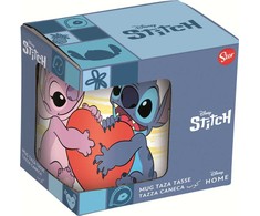 „Disney“ Lilo ir Stitch širdelės formos porcelianinis puodelis, 235 ml (8 uncijos), dovanų dėžutėje