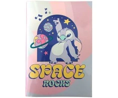 Disney Lilo ir Stitch Space Rocks užrašų knygelė su 5 linijomis, 40 puslapių