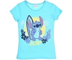 Disney Lilo ir Stitch Surf vaikiški trumpi marškinėliai, 8 metų