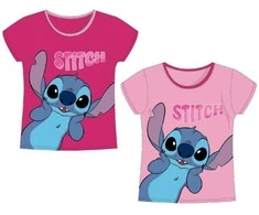 Disney Lilo ir Stitch Surprised vaikiški trumpi marškinėliai, 3-8 metų vaikams