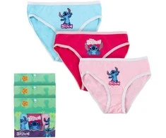 Disney Lilo ir Stitch vaikiški apatiniai, kelnaitės (3 vnt./pakuotė)