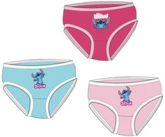 Disney Lilo ir Stitch vaikiški apatiniai, kelnaitės (3 vnt./pakuotė)