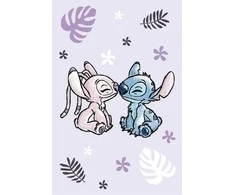 Koc polarowy 100x150 Lilo and Stitch violetinė JF24