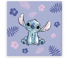 Disney Lilo ir Stitch violetinis rankšluostis, veido rankšluostis, 30x30cm