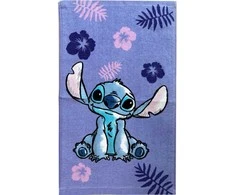Disney Lilo ir Stitch violetinis rankšluostis, veido rankšluostis, rankšluostis 30x50cm