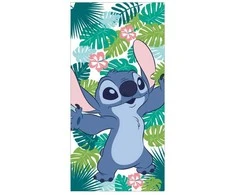 Disney Lilo ir Stitch vonios rankšluostis, paplūdimio rankšluostis 70x140cm (greitai džiūstantis)