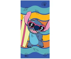 Disney Lilo ir Stitch Waves vonios rankšluostis, paplūdimio rankšluostis 70x140cm (greitai džiūstantis)