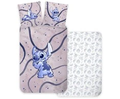 Disney Lilo ir Stitch Žvaigždžių bangų vaikiška patalynės komplektas 100√π135 cm, 40√π60 cm