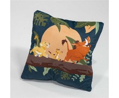 Disney Liūtas karalius Hakuna Matata pagalvėlė, dekoratyvinė pagalvėlė su nuimamu užvalkalu 35x35 cm veliūras