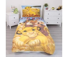 Patalynė bawełniana 140x200 Król Lew 9436 Simba Pumba Timon Lion King poszewka 70x90