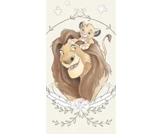 Disney Liūtas karalius Simba vonios rankšluostis, paplūdimio rankšluostis 70x140cm