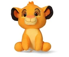 CERDÁ Disney Liūto karaliaus Simba 3D pliušinė figūrėlė su pakaba, krepšio dekoracija 13 cm