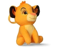 CERDÁ Disney Liūto karaliaus Simba 3D pliušinė figūrėlė su pakaba, krepšio dekoracija 13 cm