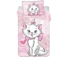 Disney Marie Aristocat vaikiškas antklodės užvalkalas 100–135 cm, 40–60 cm