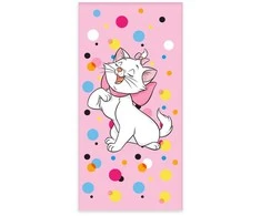 Brandmac Disney Marie Bubbles vonios rankšluostis, paplūdimio rankšluostis 60x120cm