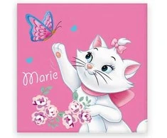 Disney Marie Butterfly katės rankšluostis, veido rankšluostis, rankšluostis 30x30cm