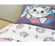 „Disney Marie Purrfect“ vaikiškas, darželio antklodės užvalkalas 100–135 cm, 40–60 cm