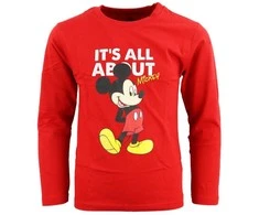 Disney Mickey All About vaikiški ilgomis rankovėmis marškinėliai 98-128 cm