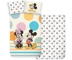 „Disney Mickey Duo“ vaikiškos patalynės komplektas 100–135 cm, 40–60 cm