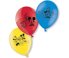 „Disney Mickey Fun“ balionas, 6 dalių rinkinys, 9 colių (22,8 cm)