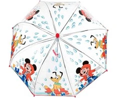 „Disney Mickey Fun Day“ vaikiškas permatomas skėtis √ò72 cm