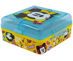 STOR Čtvercový Multi Box na svačinu Mickey Mouse