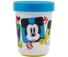 Disney Mickey Fun-Tastic neslystantis mikroplastikinis puodelis 260 ml