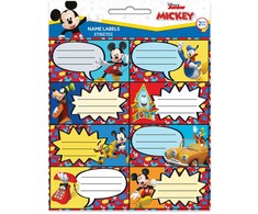 Disney Mickey Fun Times užrašų knygelių etikečių rinkinys, 16 vnt.