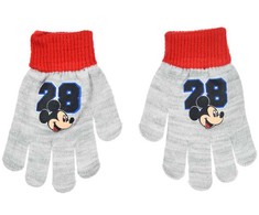 Kepurė Disney Mickey pilkos 28 vaikiškos pirštinės