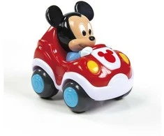 Disney Mickey Pull &amp; Go mažas Clementoni automobilis