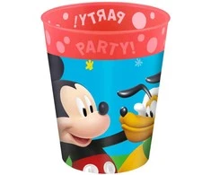 Disney Mickey Rock the House mikro plastikinių puodelių rinkinys, 4 vnt., po 250 ml