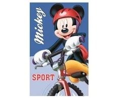 Disney Mickey Sporty tamsiai mėlynas rankšluostis veidui, 35x65cm