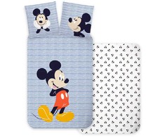 „Disney Mickey Strip“ vaikiška patalynės komplektas 100–135 cm, 40–60 cm