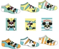 Disney Mickey Summer vaikiškos kojinės be raukšlių 23-34