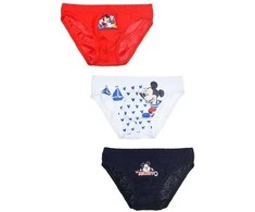 Disney Mickey vaikiški apatiniai, apatiniai, 3 vnt./pakuotė