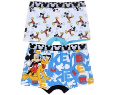 Disney Mickey vaikiški bokseršortai, 2 vnt. pakuotėje, 2/3 metai
