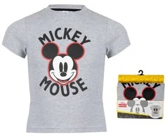 Disney Mickey vaikiški trumpi marškinėliai, viršutiniai 92-128 cm