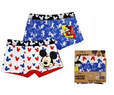 „Disney Mickey“ vaikiškos bokseriai, 2 vnt. pakuotėje, 2/3 metai